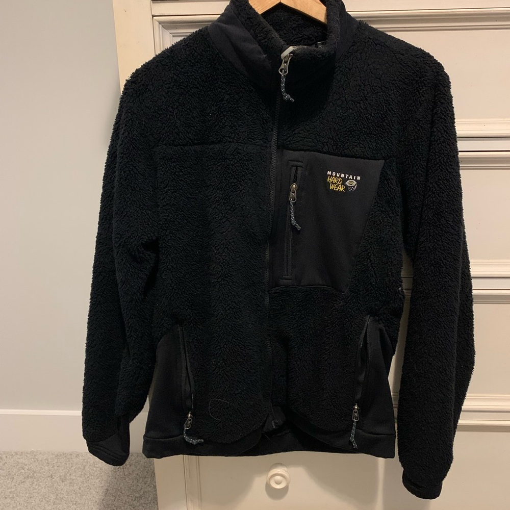 Mountain Hardwear Black Performance Jacket Fleece